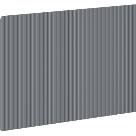 Mexen Rivel front ryflowany do korpusu szafki łazienkowej 40 x 43,5 cm, grafit mat - 91A20-0400-470-1-66