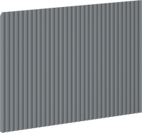Mexen Rivel front ryflowany do korpusu szafki łazienkowej 45 x 43,5 cm, grafit mat - 91A20-0450-470-1-66