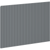 Mexen Rivel front ryflowany do korpusu szafki łazienkowej 70 x 43,5 cm, grafit mat - 91A20-0700-470-1-66