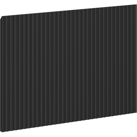 Mexen Rivel front ryflowany do korpusu szafki łazienkowej 40 x 43,5 cm, czarny mat - 91A20-0400-470-1-71