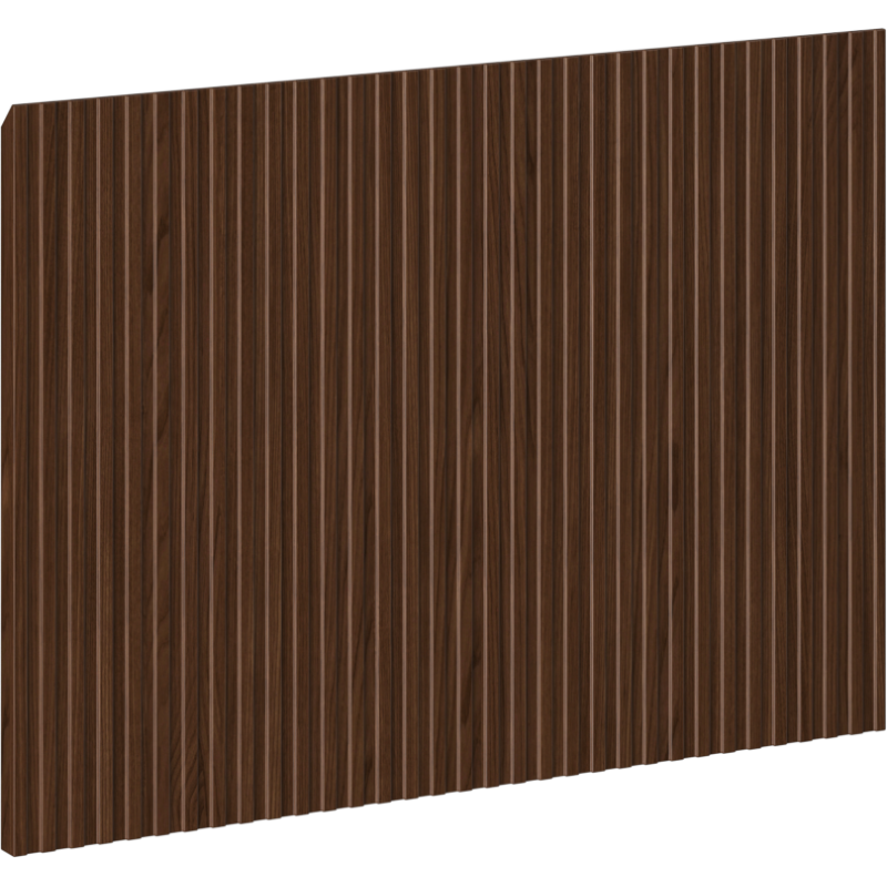Mexen Rivel front ryflowany do korpusu szafki łazienkowej 45 x 43,5 cm, orzech - 91A20-0450-470-1-86