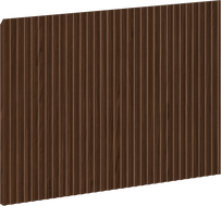 Mexen Rivel front ryflowany do korpusu szafki łazienkowej 60 x 43,5 cm, orzech - 91A20-0600-470-1-86