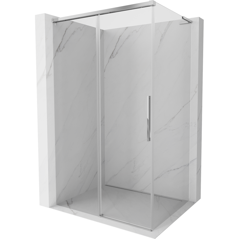 Mexen Rox L kabina prysznicowa rozsuwana 110 x 75 cm, transparent, chrom - 8C2L-110-075-01-00