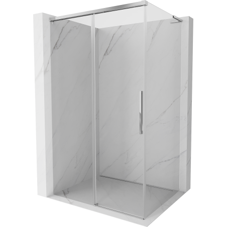 Mexen Rox L kabina prysznicowa rozsuwana 110 x 75 cm, transparent, chrom - 8C2L-110-075-01-00