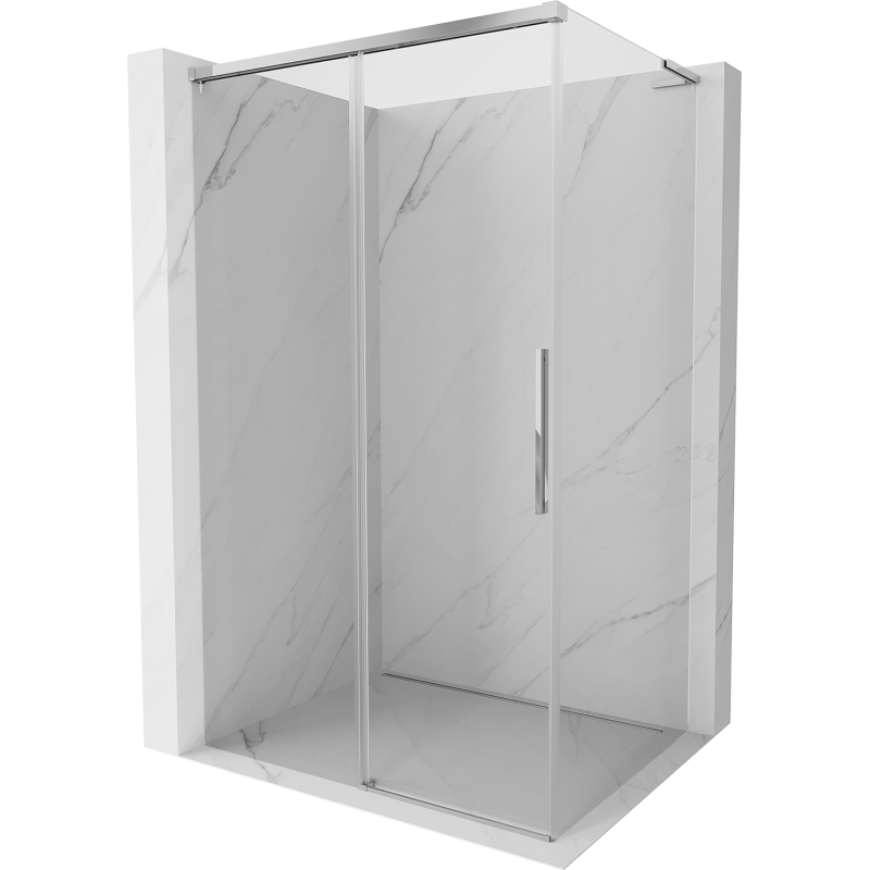 Mexen Rox L kabina prysznicowa rozsuwana 115 x 75 cm, transparent, chrom - 8C2L-115-075-01-00