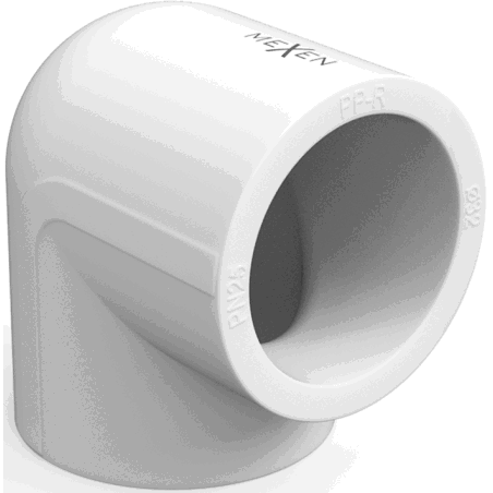 Mexen PPR kolano 90° zgrzewane do rur PPR 20 x 20, PN25 - W97324-2020-00