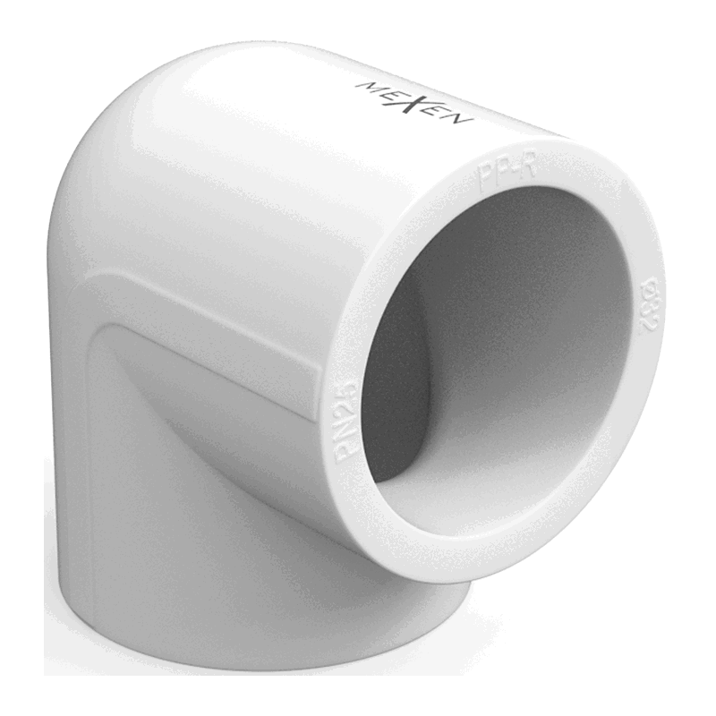 Mexen PPR kolano 90° zgrzewane do rur PPR 25 x 25, PN25 - W97324-2525-00