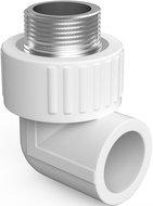 Mexen PPR kolano 90° zgrzewane do rur PPR 40 x 5/4 GZ - W97327-4054M-00