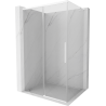 Mexen Rox L kabina prysznicowa rozsuwana 105 x 85 cm, transparent, biała - 8C2L-105-085-20-00