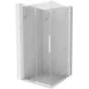 Mexen Rox L kabina prysznicowa rozsuwana 90 x 90 cm, transparent, biała - 8C2L-090-090-20-00