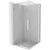 Mexen Rox L kabina prysznicowa rozsuwana 95 x 95 cm, transparent, biała - 8C2L-095-095-20-00