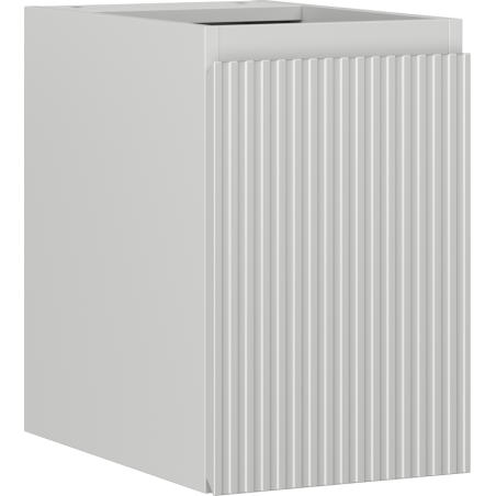 Mexen Rivel szafka łazienkowa podumywalkowa 30 cm, 1 drzwi, ryflowana, szara mat - 91A21-03047-1-BF62