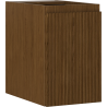 Mexen Rivel szafka łazienkowa podumywalkowa 30 cm, 1 drzwi, ryflowana, orzech - 91A21-03047-1-BF86
