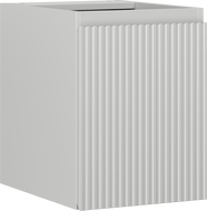 Mexen Rivel szafka łazienkowa podumywalkowa 35 cm, 1 drzwi, ryflowana, szara mat - 91A21-03547-1-BF62