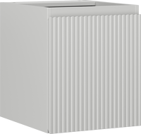 Mexen Rivel szafka łazienkowa podumywalkowa 40 cm, 1 drzwi, ryflowana, szara mat - 91A21-04047-1-BF62