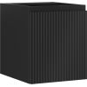 Mexen Rivel szafka łazienkowa podumywalkowa 40 cm, 1 drzwi, ryflowana, czarna mat - 91A21-04047-1-BF71