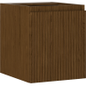 Mexen Rivel szafka łazienkowa podumywalkowa 40 cm, 1 drzwi, ryflowana, orzech - 91A21-04047-1-BF86