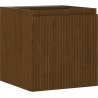 Mexen Rivel szafka łazienkowa podumywalkowa 45 cm, 1 drzwi, ryflowana, orzech - 91A21-04547-1-BF86