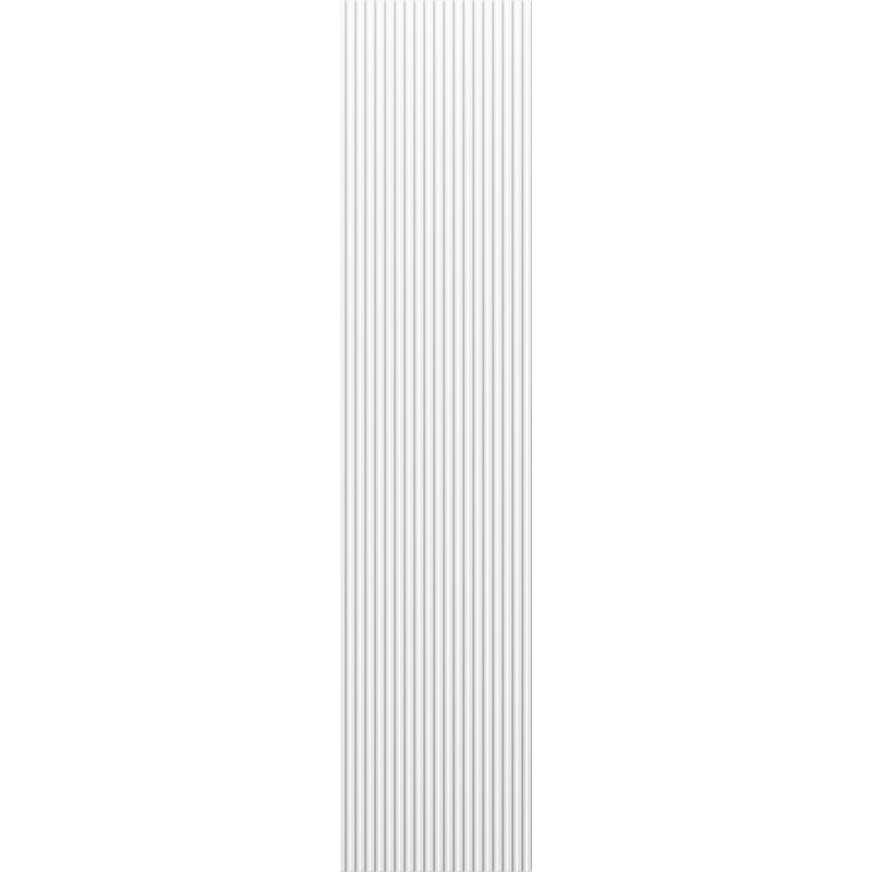 Mexen Rivel słupek łazienkowy 35 cm, 1 drzwi, ryflowany, biały mat - 91A21-03016-1-BF01