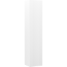 Mexen Rivel słupek łazienkowy 35 cm, 1 drzwi, ryflowany, biały mat - 91A21-03016-1-BF01