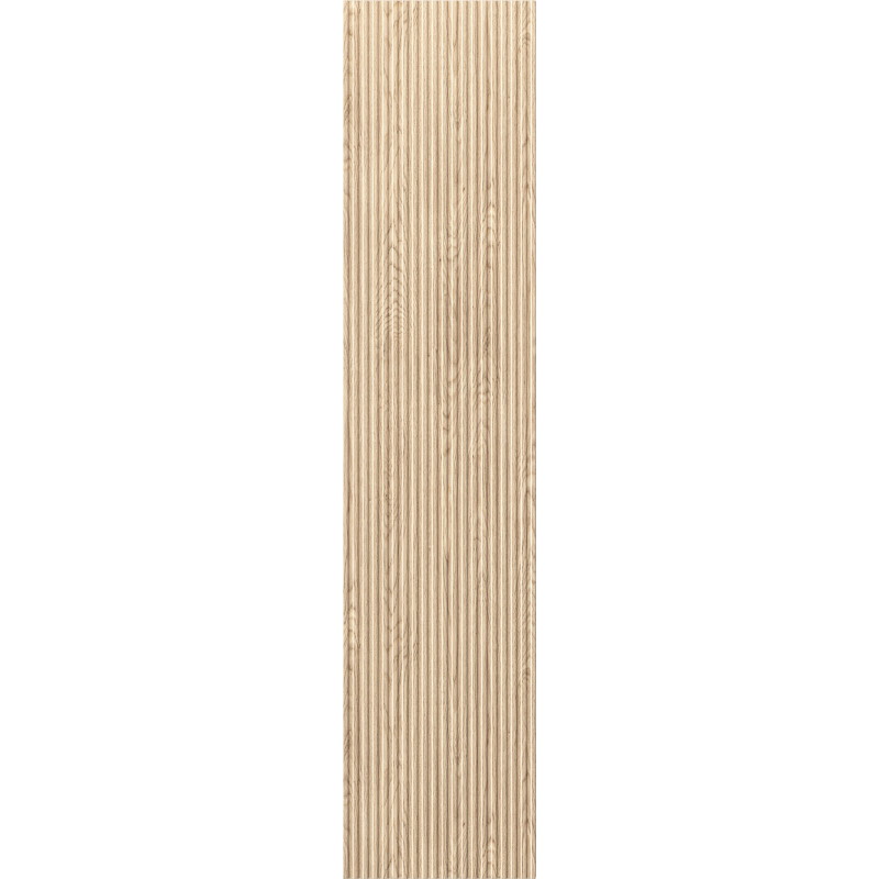 Mexen Rivel słupek łazienkowy 35 cm, 1 drzwi, ryflowany, dąb - 91A21-03016-1-BF81
