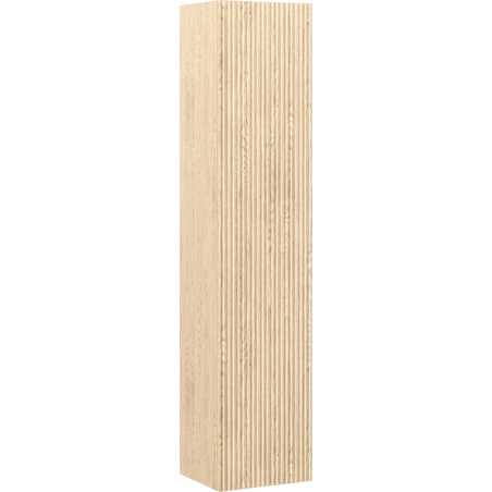 Mexen Rivel słupek łazienkowy 35 cm, 1 drzwi, ryflowany, dąb - 91A21-03016-1-BF81