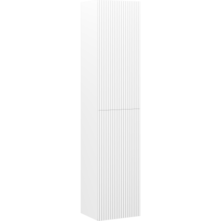 Mexen Rivel słupek łazienkowy 35 cm, 2 drzwi, ryflowany, biały mat - 91A21-03016-2-BF01