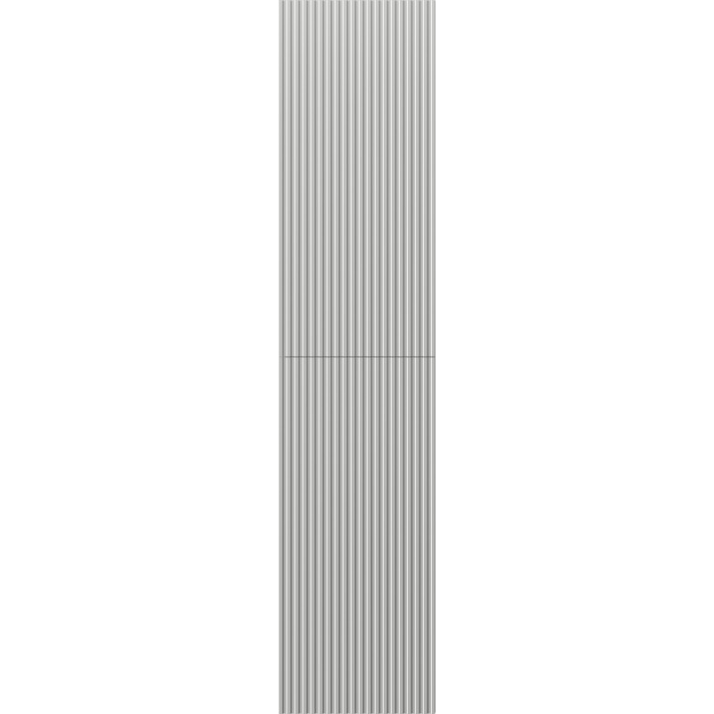 Mexen Rivel słupek łazienkowy 35 cm, 2 drzwi, ryflowany, szary mat - 91A21-03016-2-BF62