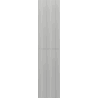 Mexen Rivel słupek łazienkowy 35 cm, 2 drzwi, ryflowany, szary mat - 91A21-03016-2-BF62