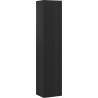 Mexen Rivel słupek łazienkowy 35 cm, 2 drzwi, ryflowany, czarny mat - 91A21-03016-2-BF71