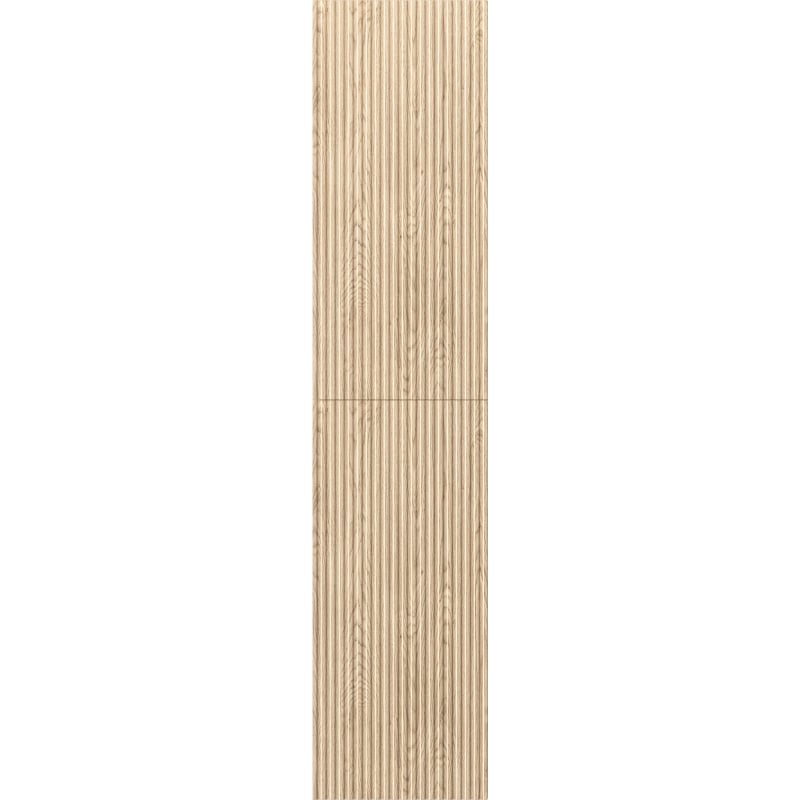Mexen Rivel słupek łazienkowy 35 cm, 2 drzwi, ryflowany, dąb - 91A21-03016-2-BF81
