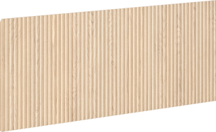 Mexen Rivel front ryflowany do korpusu szafki łazienkowej 120 x 43,5 cm, dąb - 91A20-1200-470-1-81