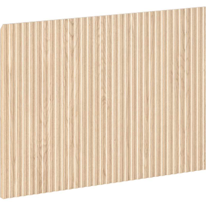 Mexen Rivel front ryflowany do korpusu szafki łazienkowej 70 x 43,5 cm, dąb - 91A20-0700-470-1-81