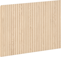 Mexen Rivel front ryflowany do korpusu szafki łazienkowej 45 x 43,5 cm, dąb - 91A20-0450-470-1-81