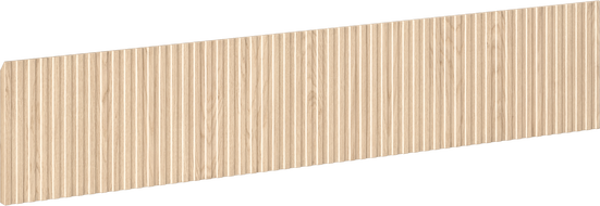 Mexen Rivel front ryflowany do korpusu szafki łazienkowej 80 x 20 cm, dąb - 91A20-0800-235-1-81