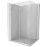 Mexen Rox kabina prysznicowa rozsuwana 155 x 95 cm, transparent, biała - 8C2-155-095-20-00