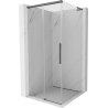 Mexen Rox L kabina prysznicowa rozsuwana 95 x 95 cm, transparent, gun gray szczotkowany - 8C2L-095-095-66-00