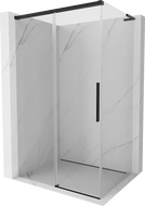 Mexen Rox L kabina prysznicowa rozsuwana 90 x 75 cm, transparent, czarna - 8C2L-090-075-70-00