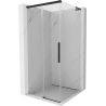 Mexen Rox L kabina prysznicowa rozsuwana 100 x 100 cm, transparent, czarna - 8C2L-100-100-70-00