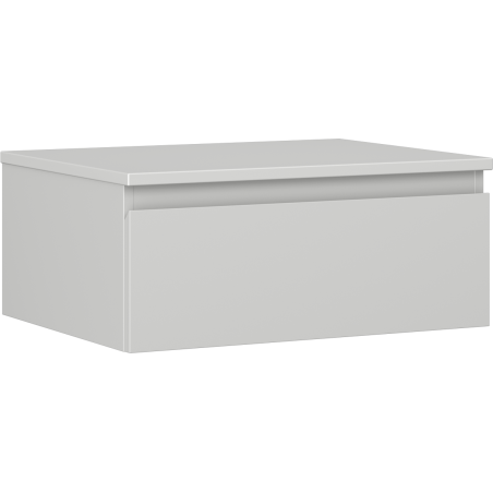 Mexen Orio szafka łazienkowa podumywalkowa 60 cm z blatem, 1 szuflada,  szara mat - 91A10-06023-1-BFC62