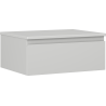 Mexen Orio szafka łazienkowa podumywalkowa 60 cm z blatem, 1 szuflada,  szara mat - 91A10-06023-1-BFC62