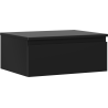 Mexen Orio szafka łazienkowa podumywalkowa 60 cm z blatem, 1 szuflada,  czarna mat - 91A10-06023-1-BFC71