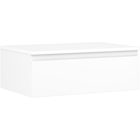 Mexen Orio szafka łazienkowa podumywalkowa 70 cm z blatem, 1 szuflada, biała mat - 91A10-07023-1-BFC01