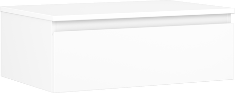 Mexen Orio szafka łazienkowa podumywalkowa 70 cm z blatem, 1 szuflada, biała mat - 91A10-07023-1-BFC01