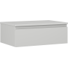 Mexen Orio szafka łazienkowa podumywalkowa 70 cm z blatem, 1 szuflada, szara mat - 91A10-07023-1-BFC62