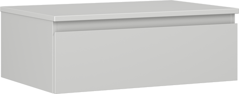 Mexen Orio szafka łazienkowa podumywalkowa 70 cm z blatem, 1 szuflada, szara mat - 91A10-07023-1-BFC62