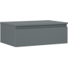 Mexen Orio szafka łazienkowa podumywalkowa 70 cm z blatem, 1 szuflada, grafit mat - 91A10-07023-1-BFC66