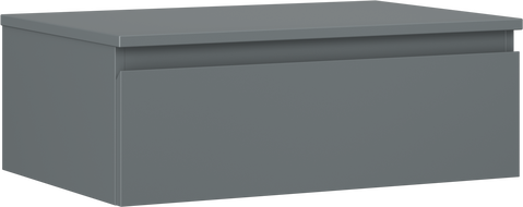 Mexen Orio szafka łazienkowa podumywalkowa 70 cm z blatem, 1 szuflada, grafit mat - 91A10-07023-1-BFC66