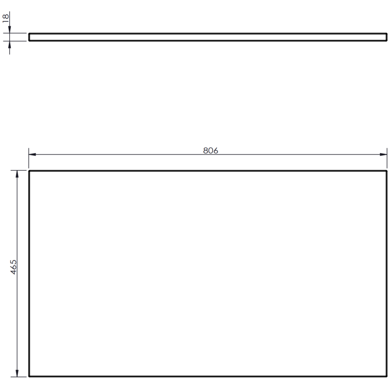 Mexen Orio szafka łazienkowa podumywalkowa 80 cm z blatem, 1 szuflada, biała połysk - 91A10-08023-1-BFC00