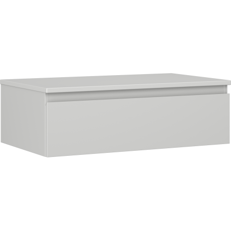 Mexen Orio szafka łazienkowa podumywalkowa 80 cm z blatem, 1 szuflada, szara mat - 91A10-08023-1-BFC62